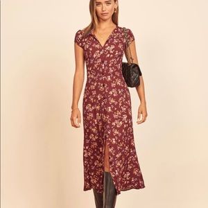 Reformation Fauna Dress Chantelle Size 6